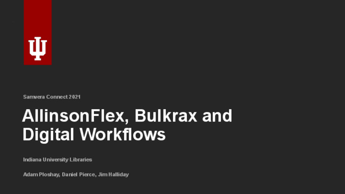 <span itemprop="name">AllinsonFlex, Bulkrax and Digital Workflows</span>