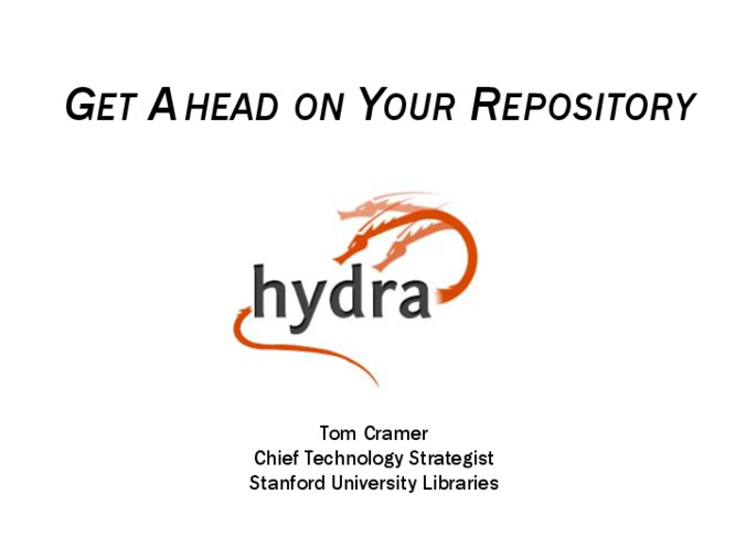 <span itemprop="name">Hydra: Get A-head on your Repository</span>