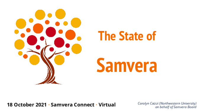 State of the Samvera Community 2021 Miniaturansicht